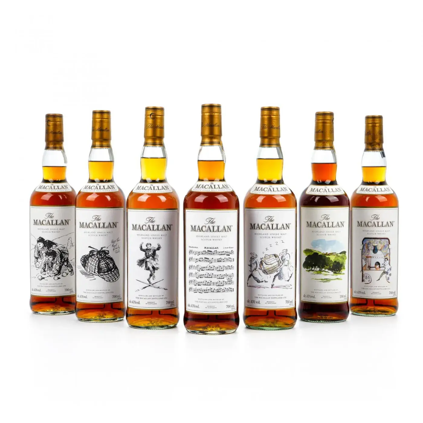 Macallan The Archival Series - Folio Collection (1-7) 43.0% ABV (7 BT70) — Macallan, Scotland — view 2