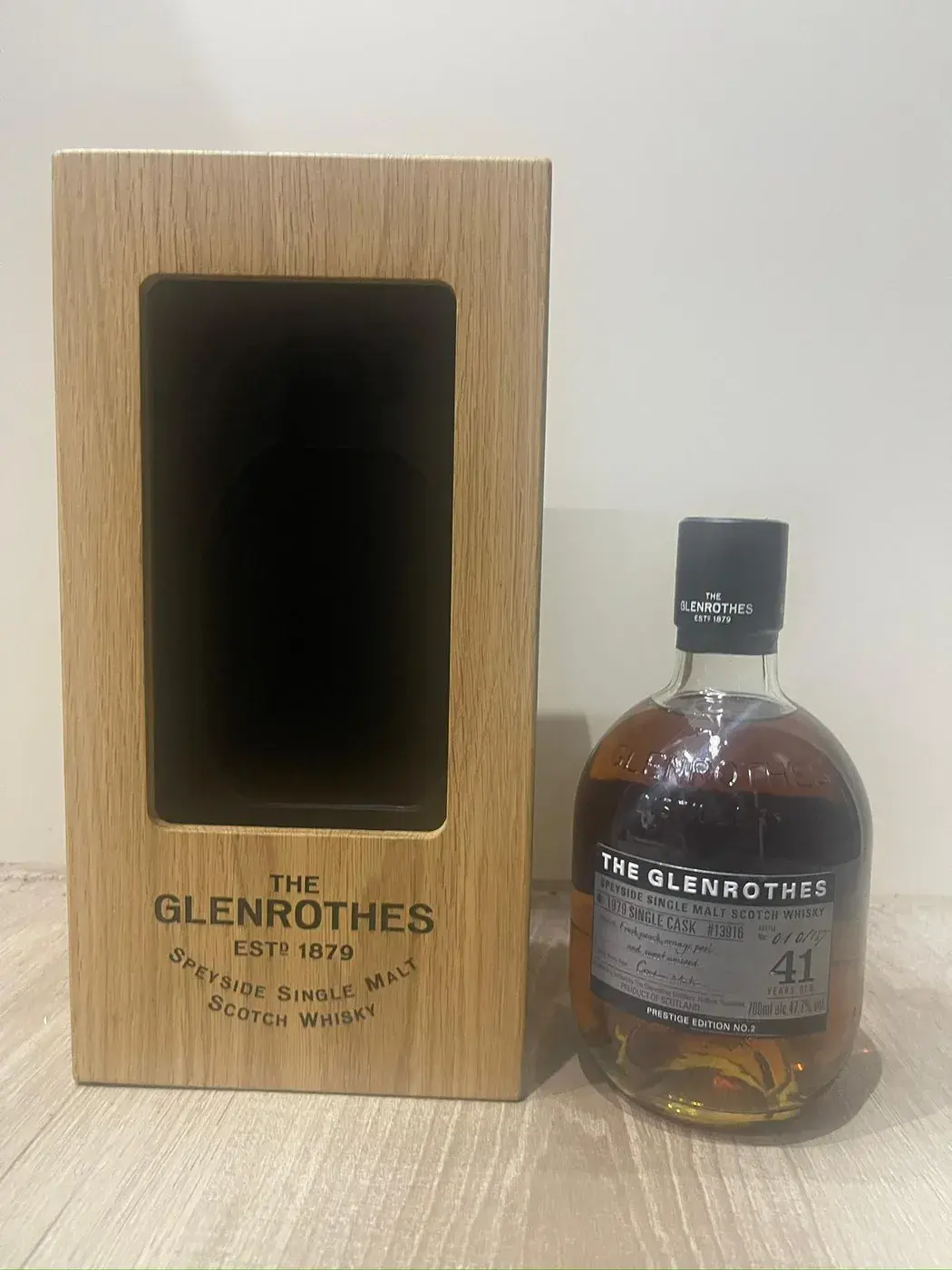 The Glenrothes 41 Year Old Single Cask #13916 47.7 abv 1979 (1 BT70) — Glenrothes, Scotland — view 2