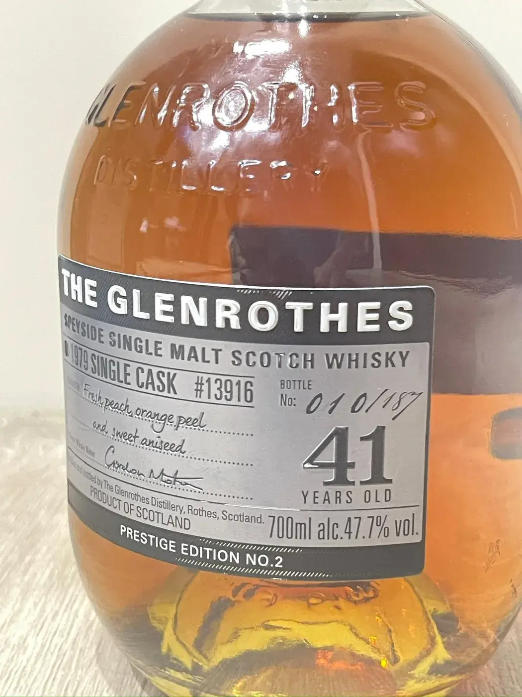 The Glenrothes 41 Year Old Single Cask #13916 47.7 abv 1979 (1 BT70) — Glenrothes, Scotland — view 8