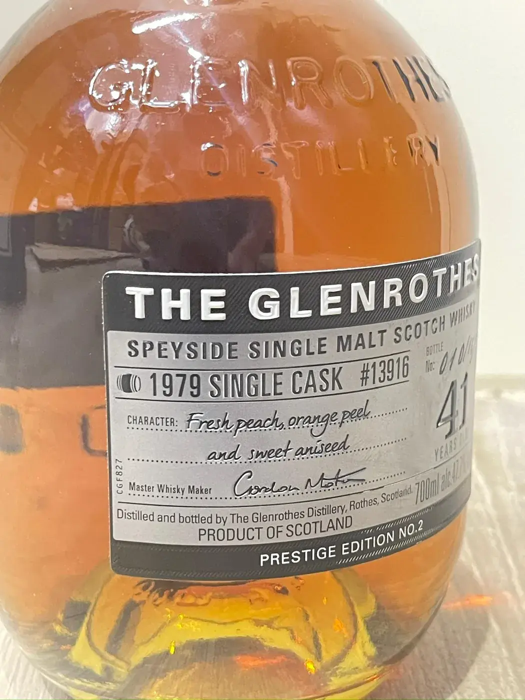 The Glenrothes 41 Year Old Single Cask #13916 47.7 abv 1979 (1 BT70) — Glenrothes, Scotland — view 9