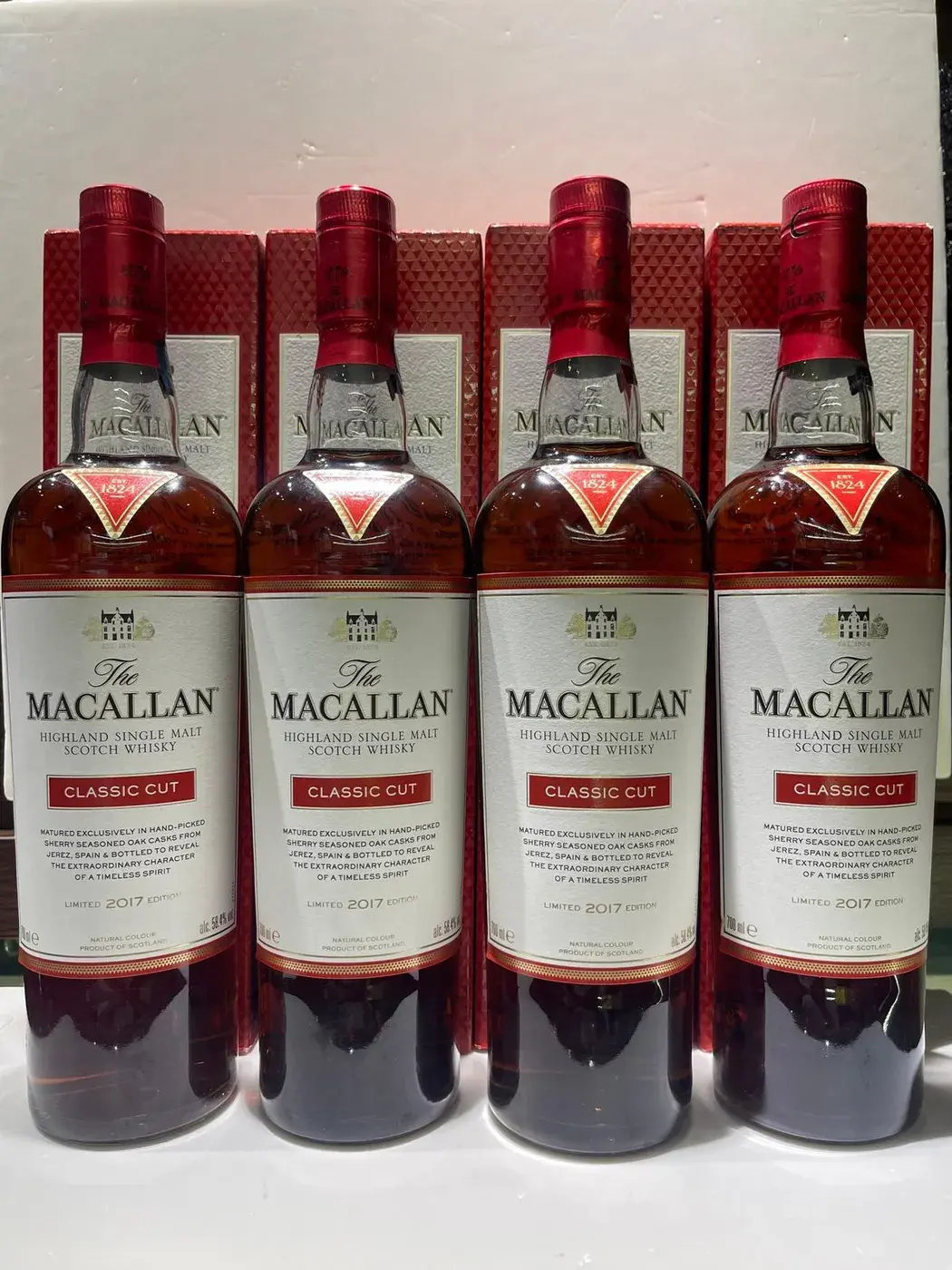 The Macallan Classic Cut 2017 Edition 58.4 abv NV (4 BT70) — Macallan, Scotland