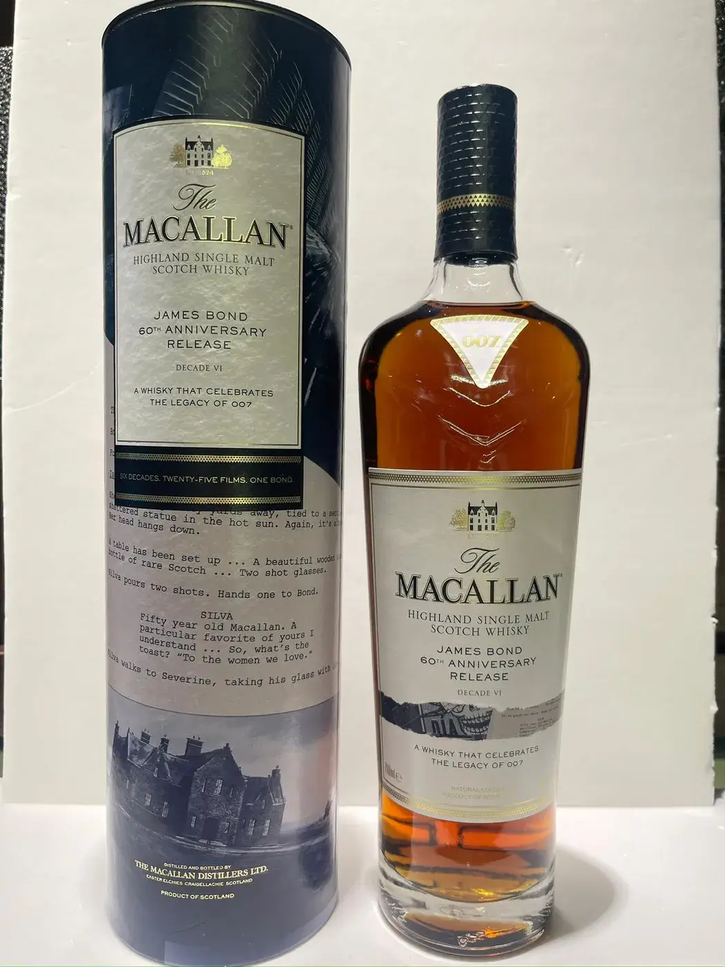 The Macallan James Bond 60th Anniversary Decade VI 43.7 abv NV (1 BT 70cl) — Macallan, Scotland